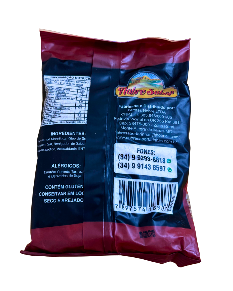 farofa pronta nobre sabor 400g farofa pronta nobre sabor 400g
