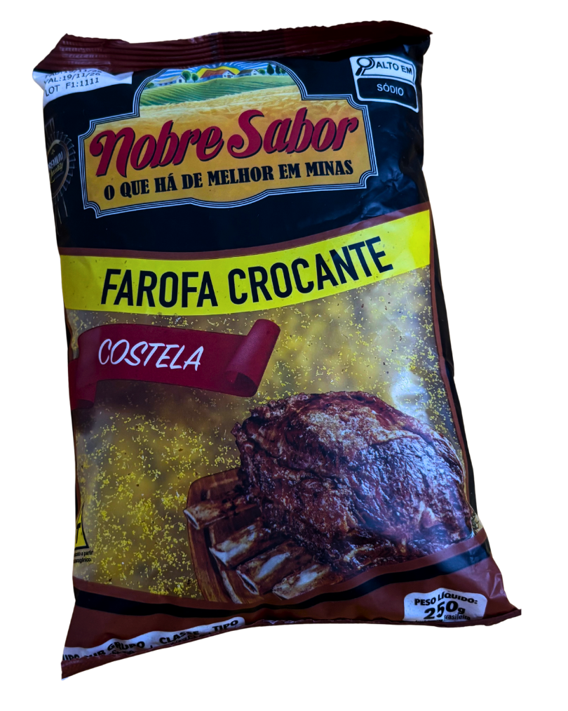 farofa pronta nobre sabor 400g farofa pronta nobre sabor 400g