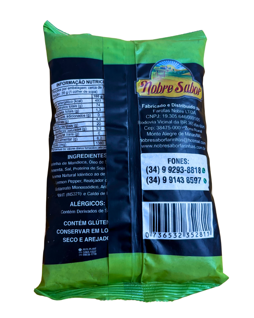 farofa pronta nobre sabor 400g farofa pronta nobre sabor 400g