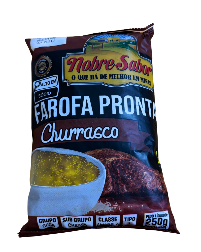 farofa pronta nobre sabor 400g farofa pronta nobre sabor 400g