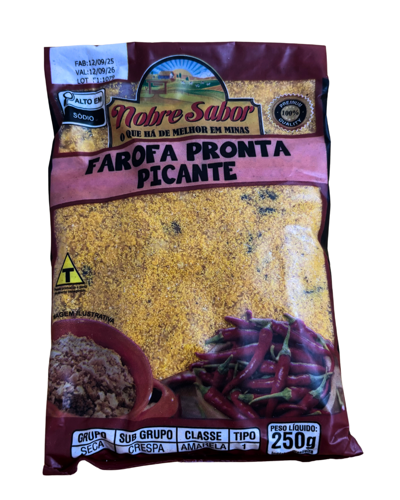 farofa pronta nobre sabor 400g farofa pronta nobre sabor 400g