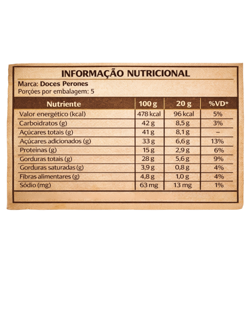 paçoca caseira 100g