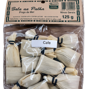 bala na palha sabor café 125g