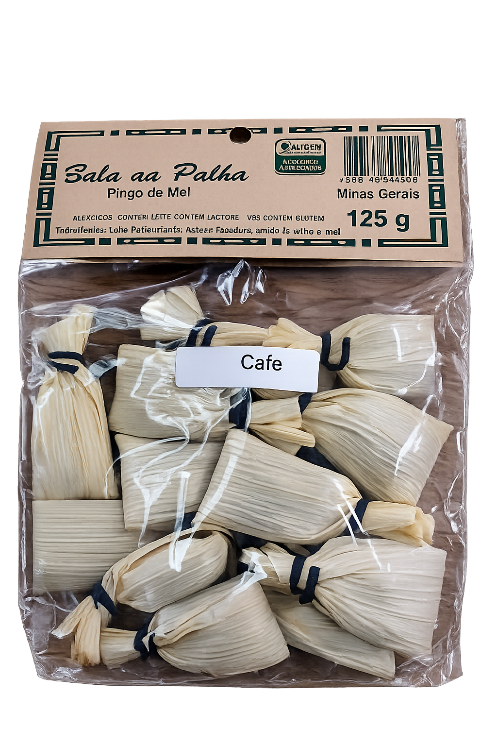 bala na palha sabor café 125g bala na palha sabor café 125g